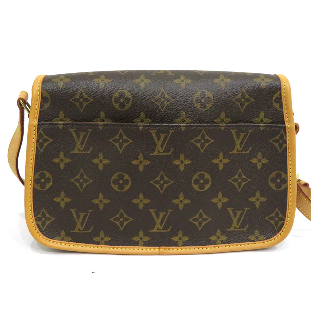 Louis Vuitton Sologne Monogram Shoulder Bag Brown
