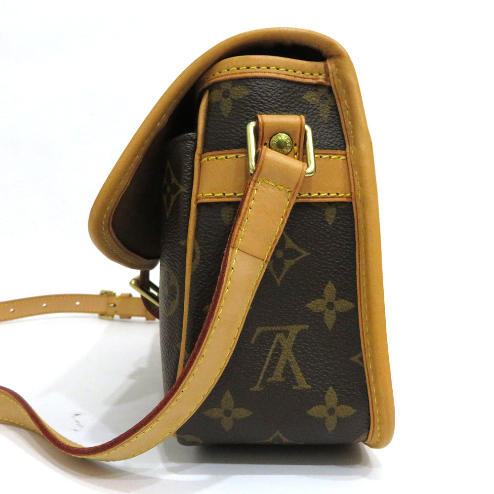 Louis Vuitton Sologne Monogram Shoulder Bag Brown