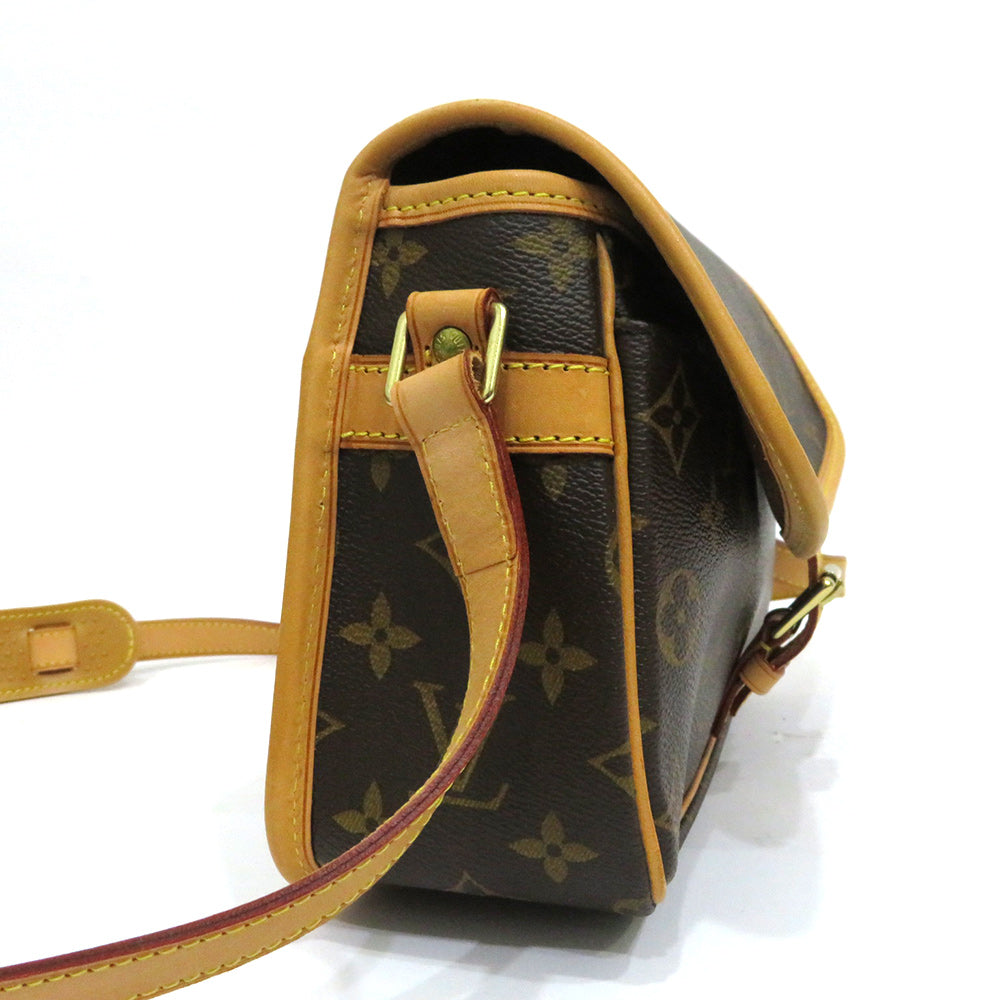 Louis Vuitton Sologne Monogram Shoulder Bag Brown