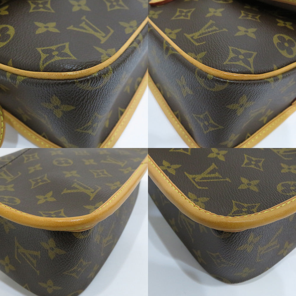 Louis Vuitton Sologne Monogram Shoulder Bag Brown