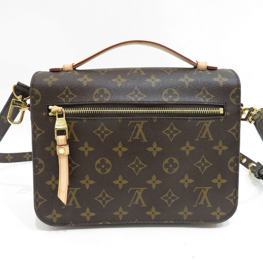 Louis Vuitton Monogram Pochette Metis MM PVC  Shoulder Bag