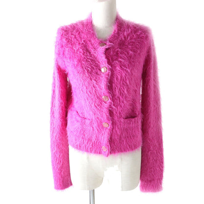Gucci GG Embroidery Logo Button Cardigan Pink S