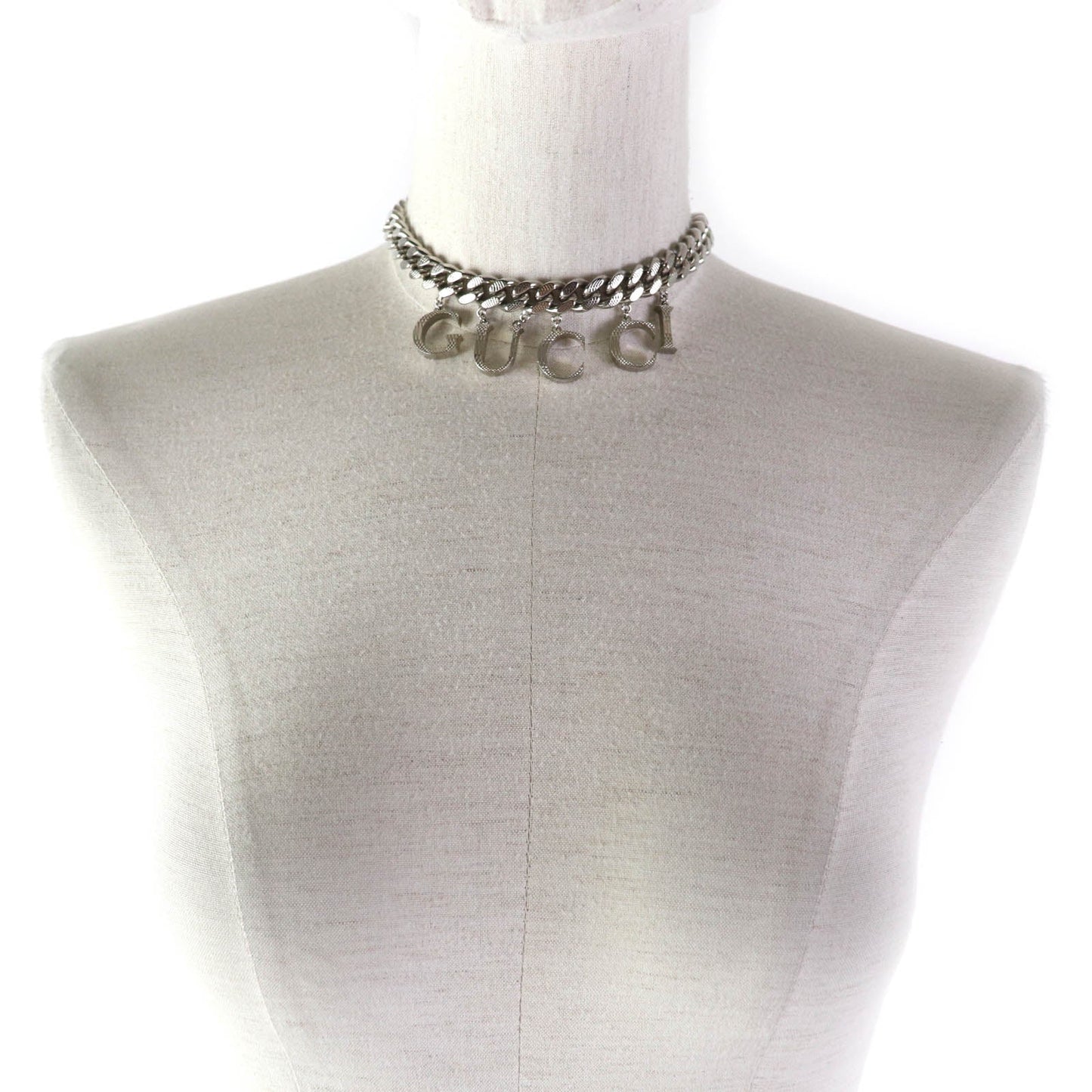Gucci Interlocking Necklace Silver Necklace