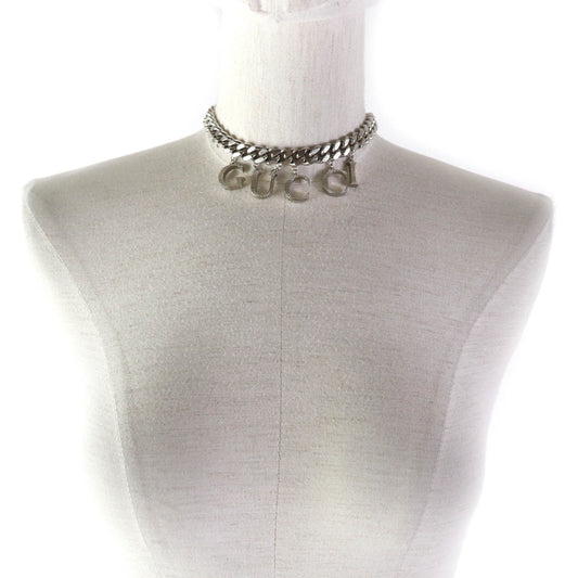 Gucci Interlocking Necklace Silver Necklace