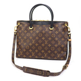 Louis Vuitton Pallas Monogram Noir Grain Calf 2way Tote Bag