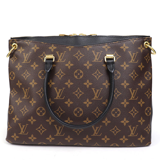 Louis Vuitton Pallas Monogram Noir Grain Calf 2way Tote Bag