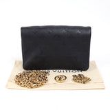 Louis Vuitton Pochette Coussin Monogram Embossed Lambskin Chain Shoulder Bag