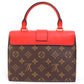 Louis Vuitton Locky BB Monogram Coquelicot Shoulder Bag Leather Red