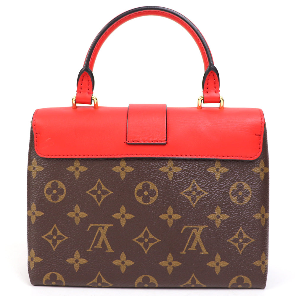 Louis Vuitton Locky BB Monogram Coquelicot Shoulder Bag Leather Red