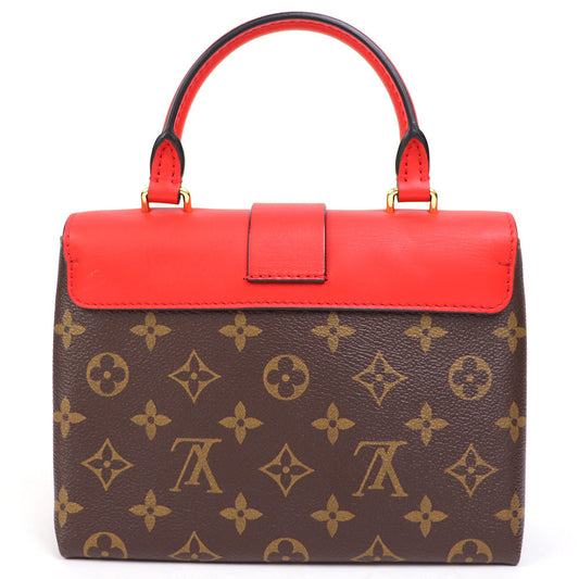 Louis Vuitton Locky BB Monogram Coquelicot Shoulder Bag Leather Red