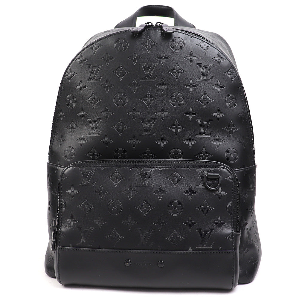 Louis Vuitton Racer Backpack Monogram Shadow Rucksack Daybag Black