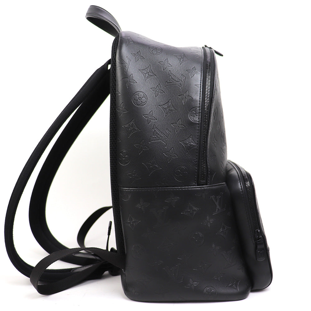 Louis Vuitton Racer Backpack Monogram Shadow Rucksack Daybag Black