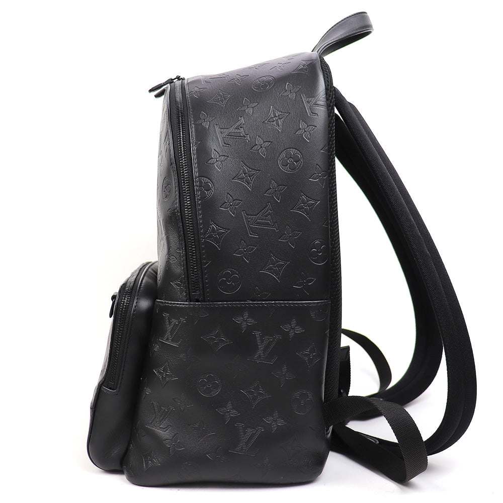 Louis Vuitton Racer Backpack Monogram Shadow Rucksack Daybag Black