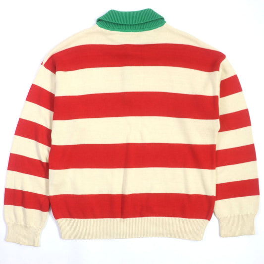 GUCCI Cotton Interlocking G Knit Polo Shirt XL