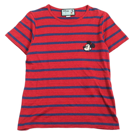 Gucci×Disney 598971 Crew neck T-shirt Linen Cotton T-shirt