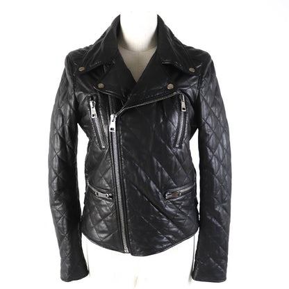 Gucci Pearl logo Rider Jacket Lamb Leather Jacket