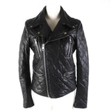 Gucci Pearl logo Rider Jacket Lamb Leather Jacket