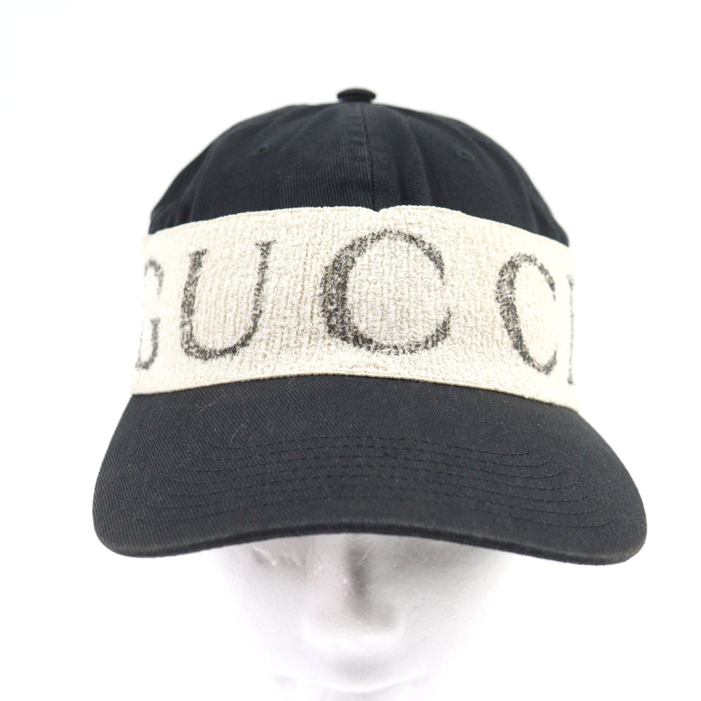 Gucci Logo Print Cotton Baseball Cap