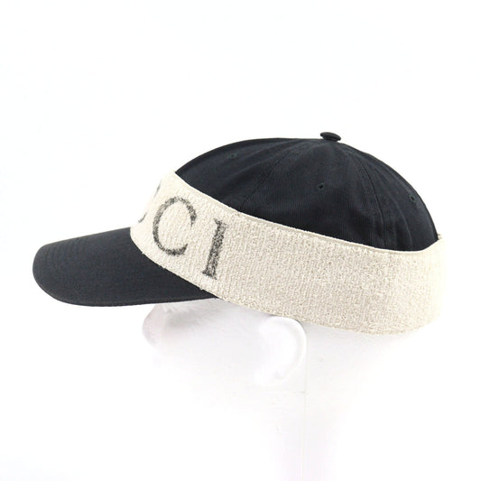 Gucci Logo Print Cotton Baseball Cap
