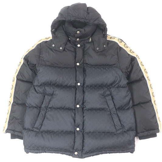 Gucci GG Jacquard Nylon Wool Down Coat