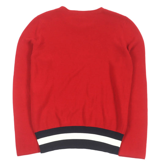 Gucci Bee Emblem Patch Sweater Red L