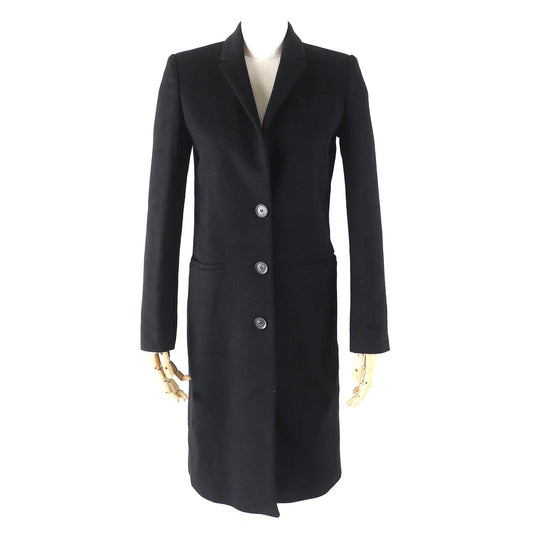 Gucci Wool Chester Coat Black 36 Women