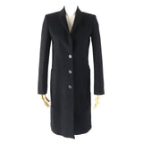 Gucci Wool Chester Coat Black 36 Women