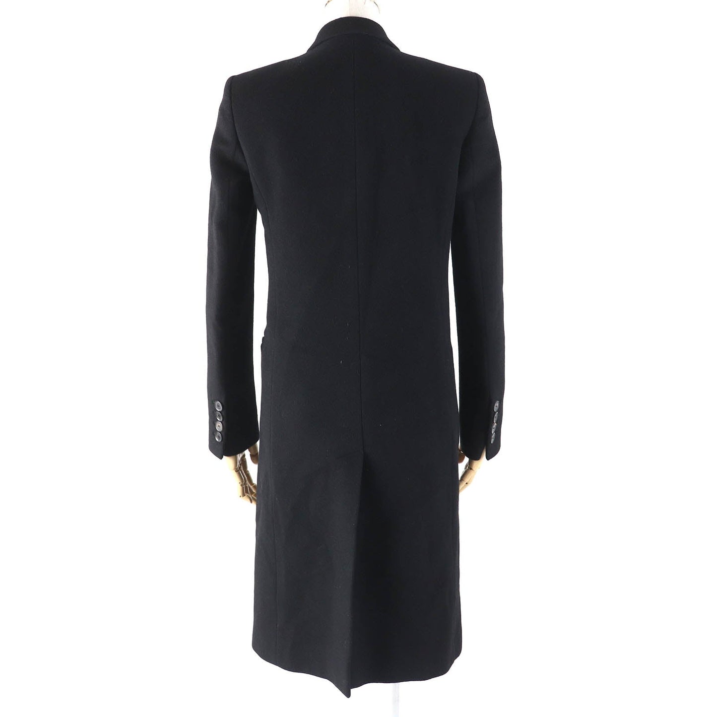 Gucci Wool Chester Coat Black 36 Women