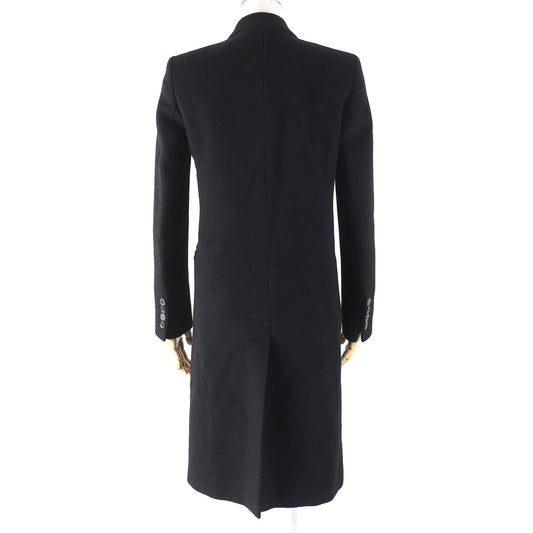 Gucci Wool Chester Coat Black 36 Women