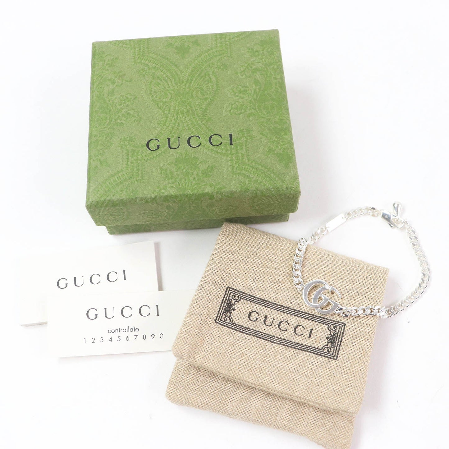 Gucci Double G Chain SV925 Bracelet