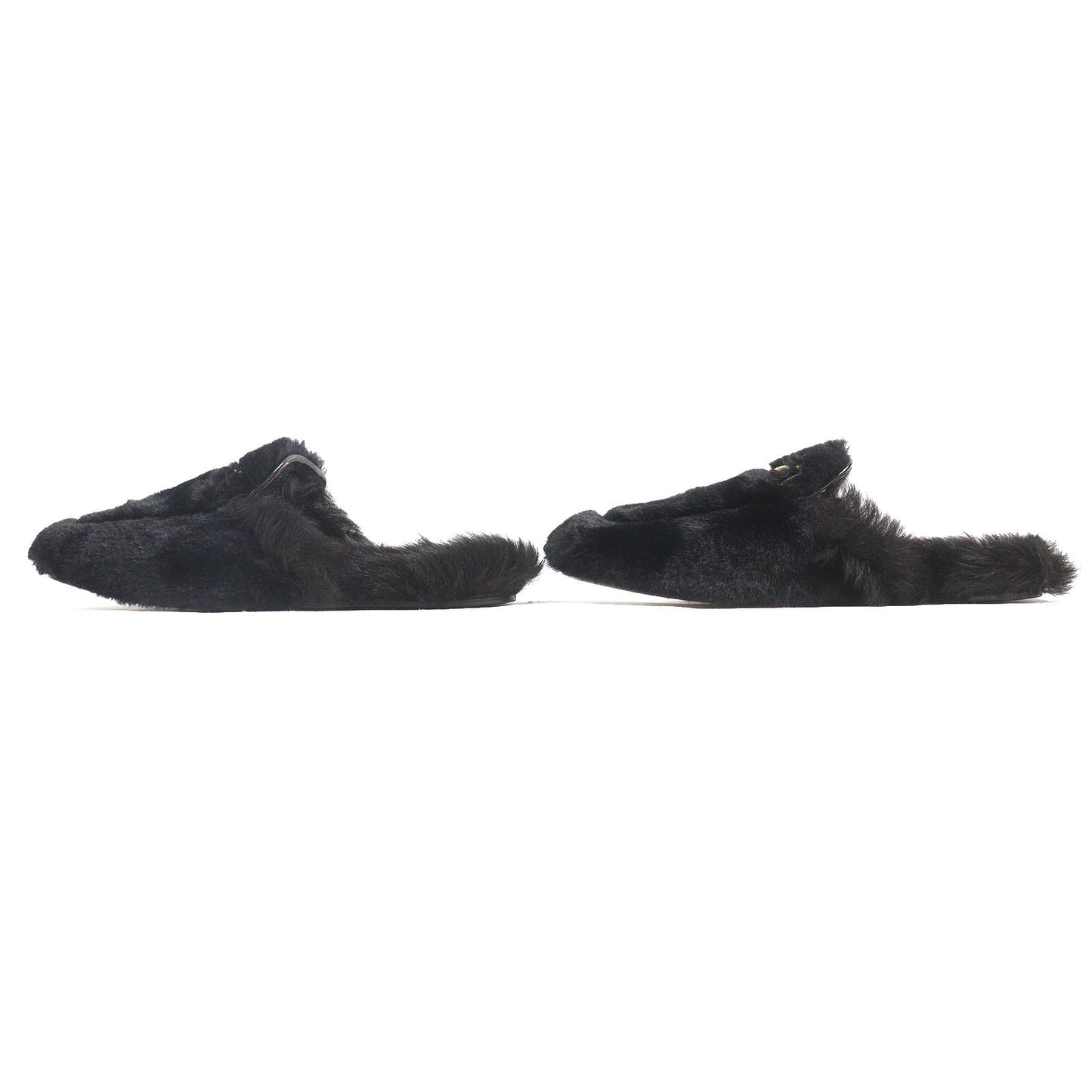 Gucci Horsebit Fur Leather Mule