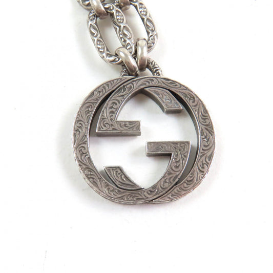 Gucci Interlocking G Arabesque AG925 Necklace