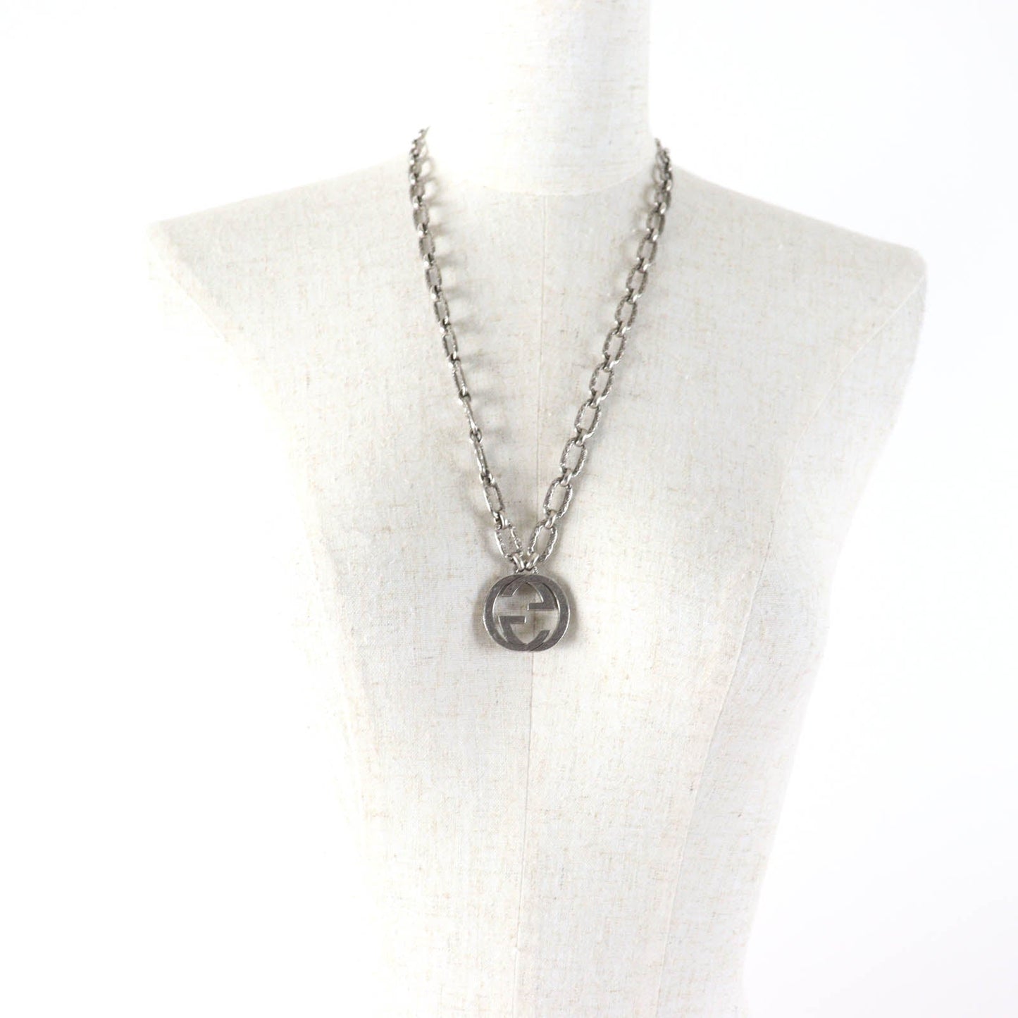 Gucci Interlocking G Arabesque AG925 Necklace