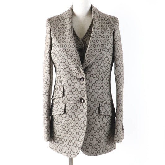 Gucci Logo Pattern Wool Rayon 2way Set