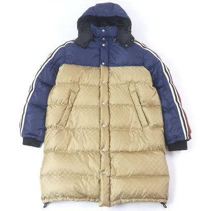 Gucci GG logo nylon cotton down coat