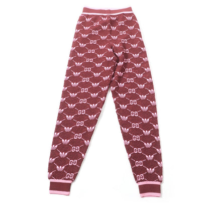 Gucci×adidas GG Trefoil wool jacquard wool rayon pants