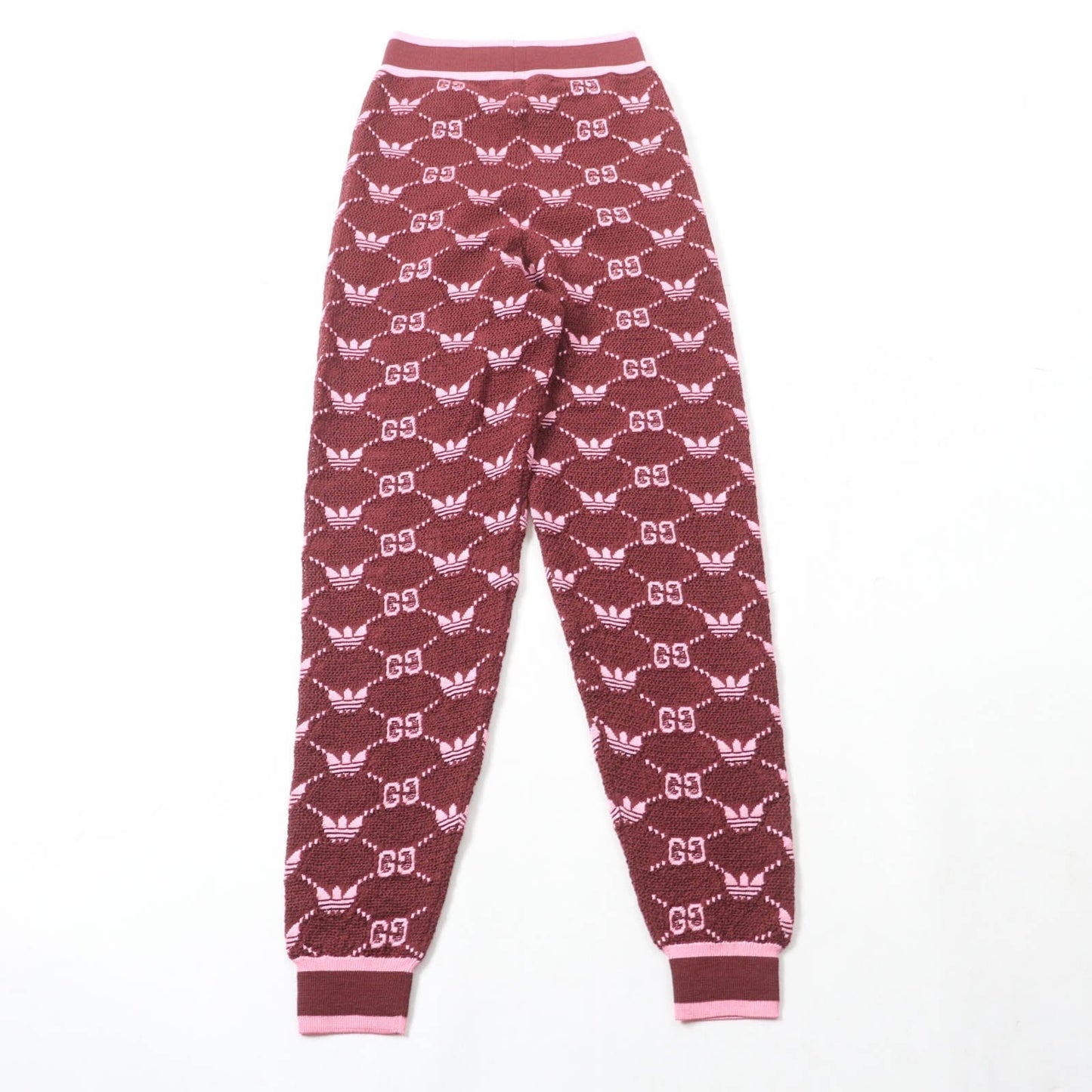 Gucci×adidas GG Trefoil wool jacquard wool rayon pants