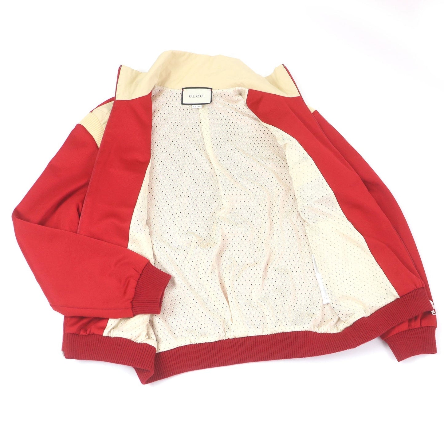 Gucci Logo patch line design polyester cotton jacket