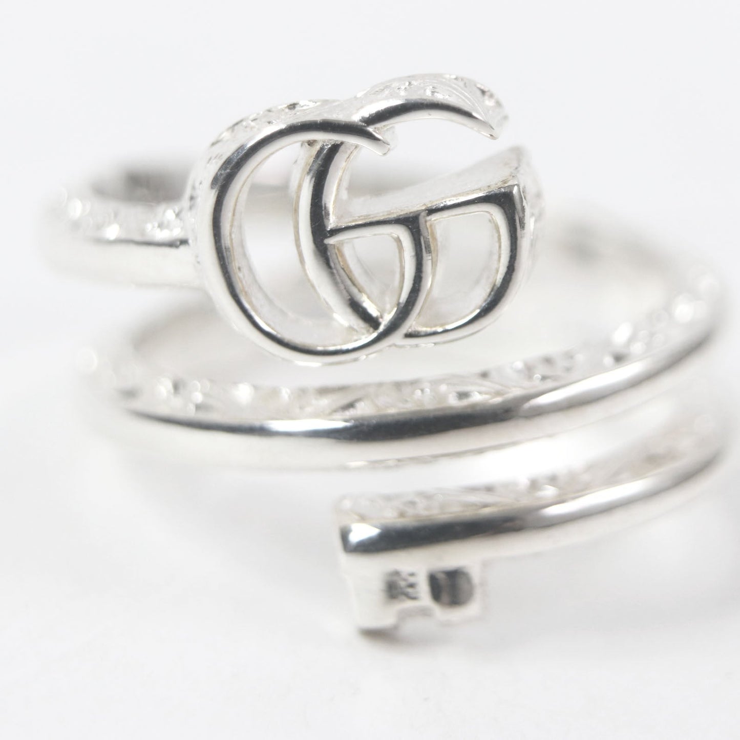 Gucci Double G key motif AG925 Ring