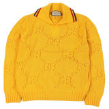 Gucci Perforated GG Webline Cotton Sweater