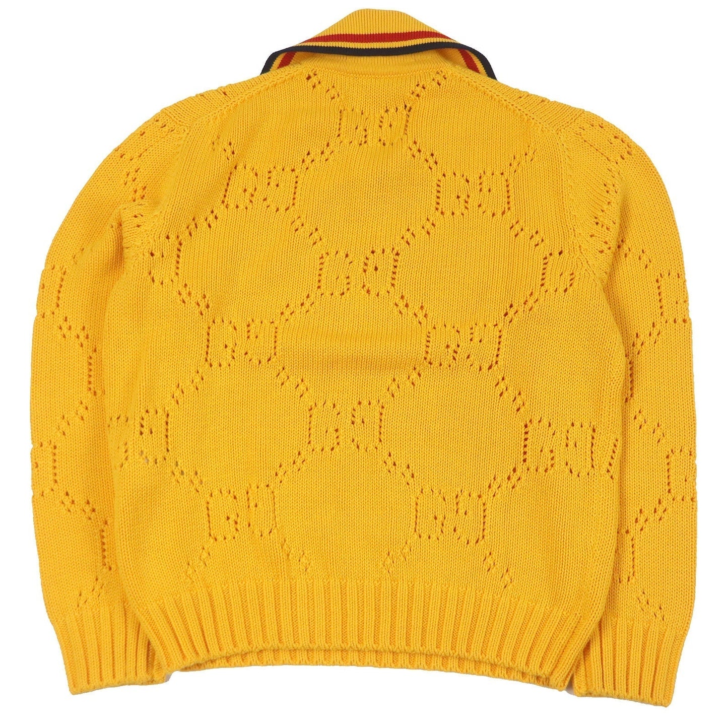 Gucci Perforated GG Webline Cotton Sweater