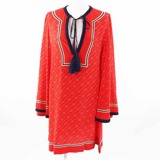 Gucci GG diagonal silk tunic