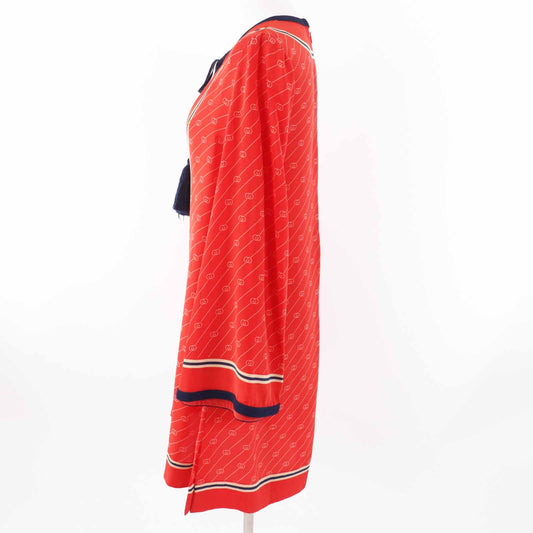Gucci GG diagonal silk tunic