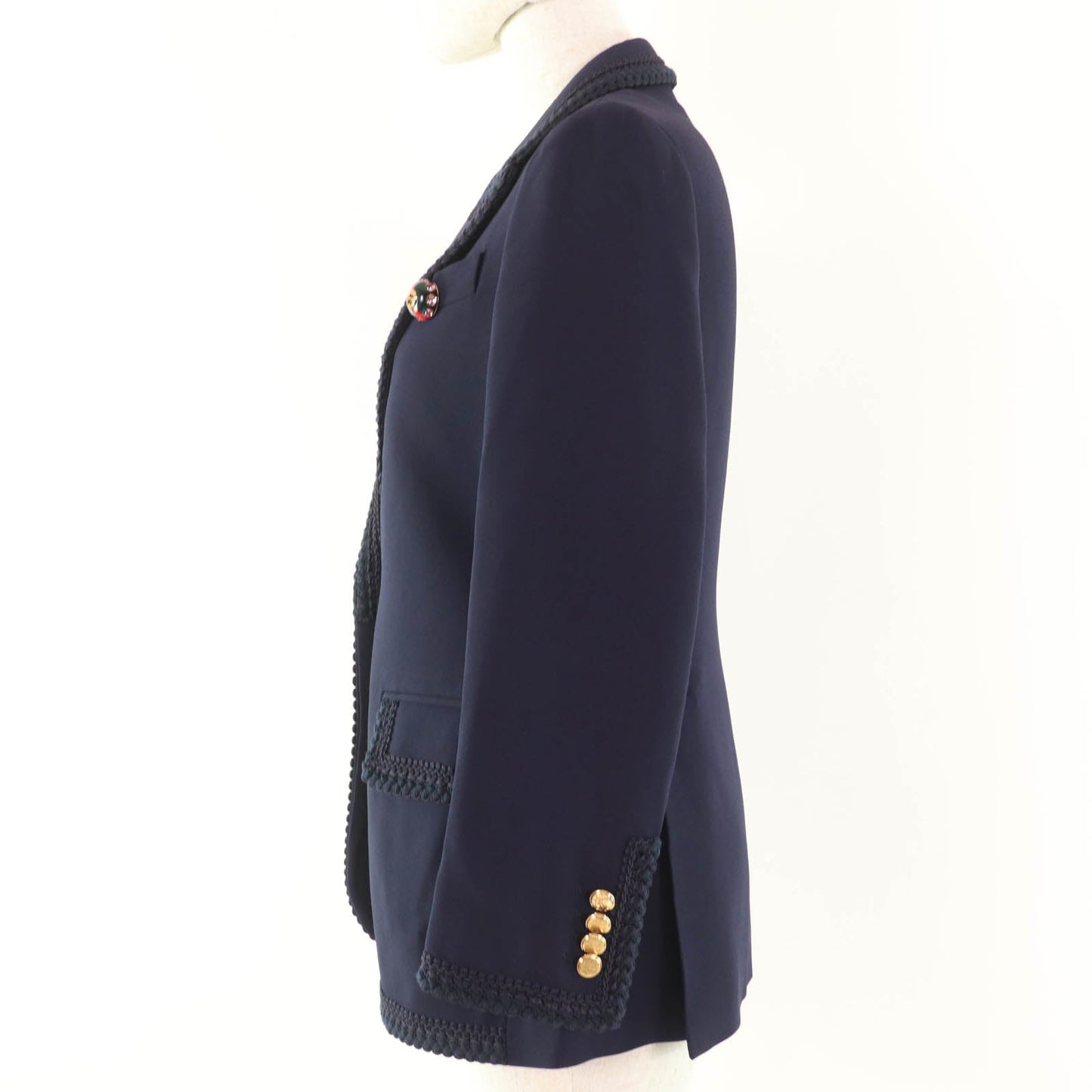 Gucci Interlocking G pin charm Tailored Jacket Rayon Jacket