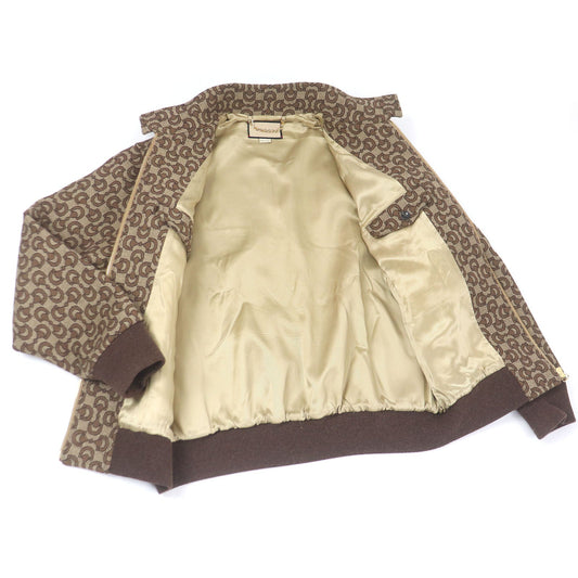 Gucci Blouson Horsebit Jacquard Wool Jacket