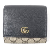Gucci Tri-fold wallet GG Supreme Canvas Wallet