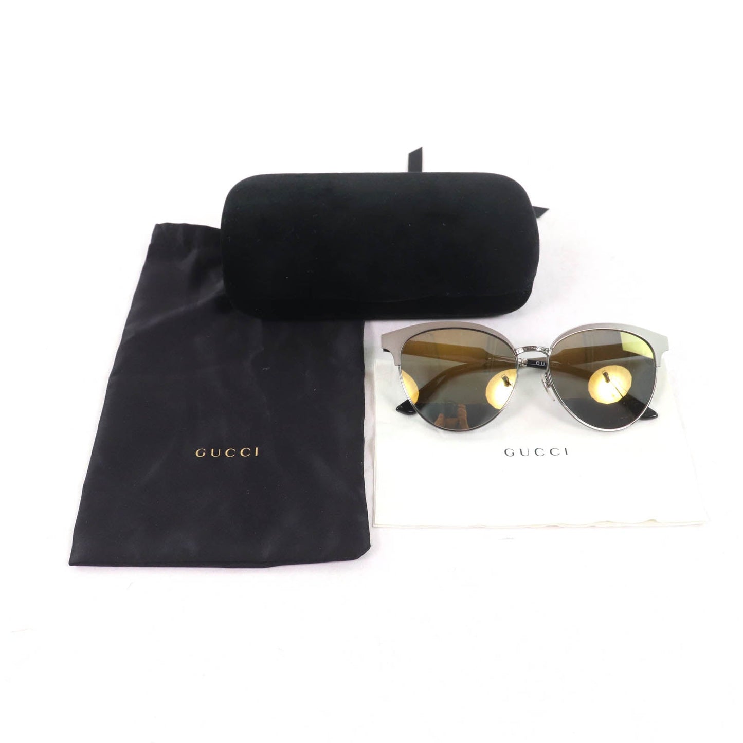 Gucci Interlocking G Cancer Metal Sunglasses