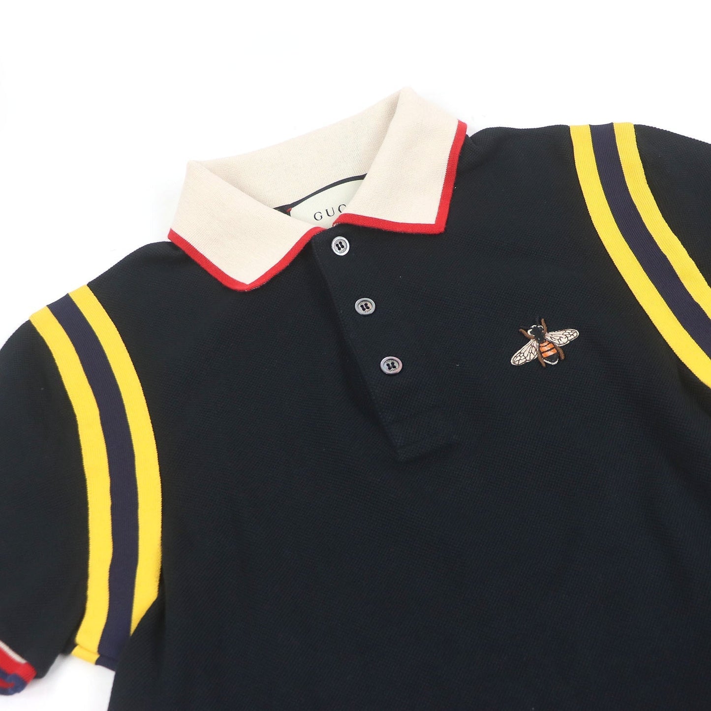 Gucci Bee patch Polo shirt Cotton Polo shirt