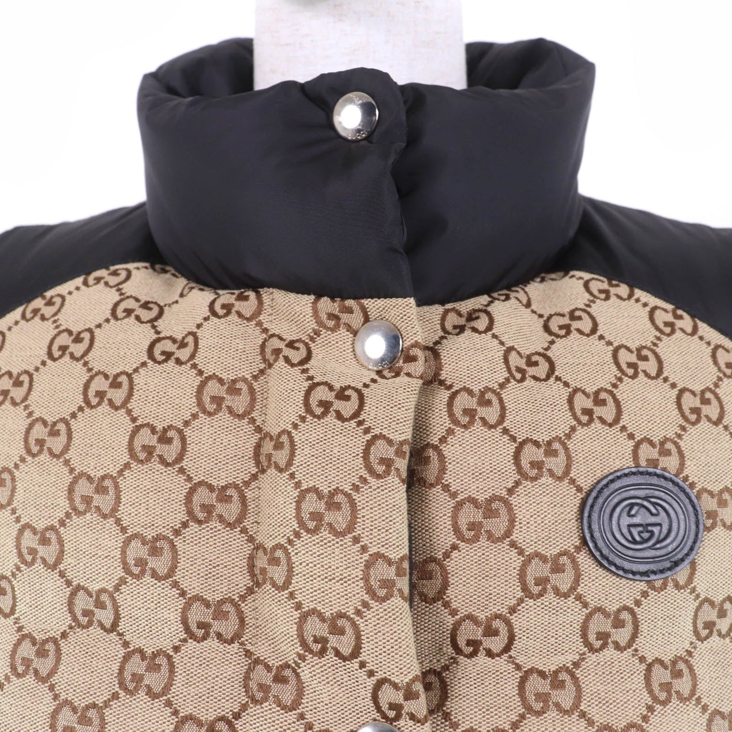 Gucci GG cotton canvas down vest