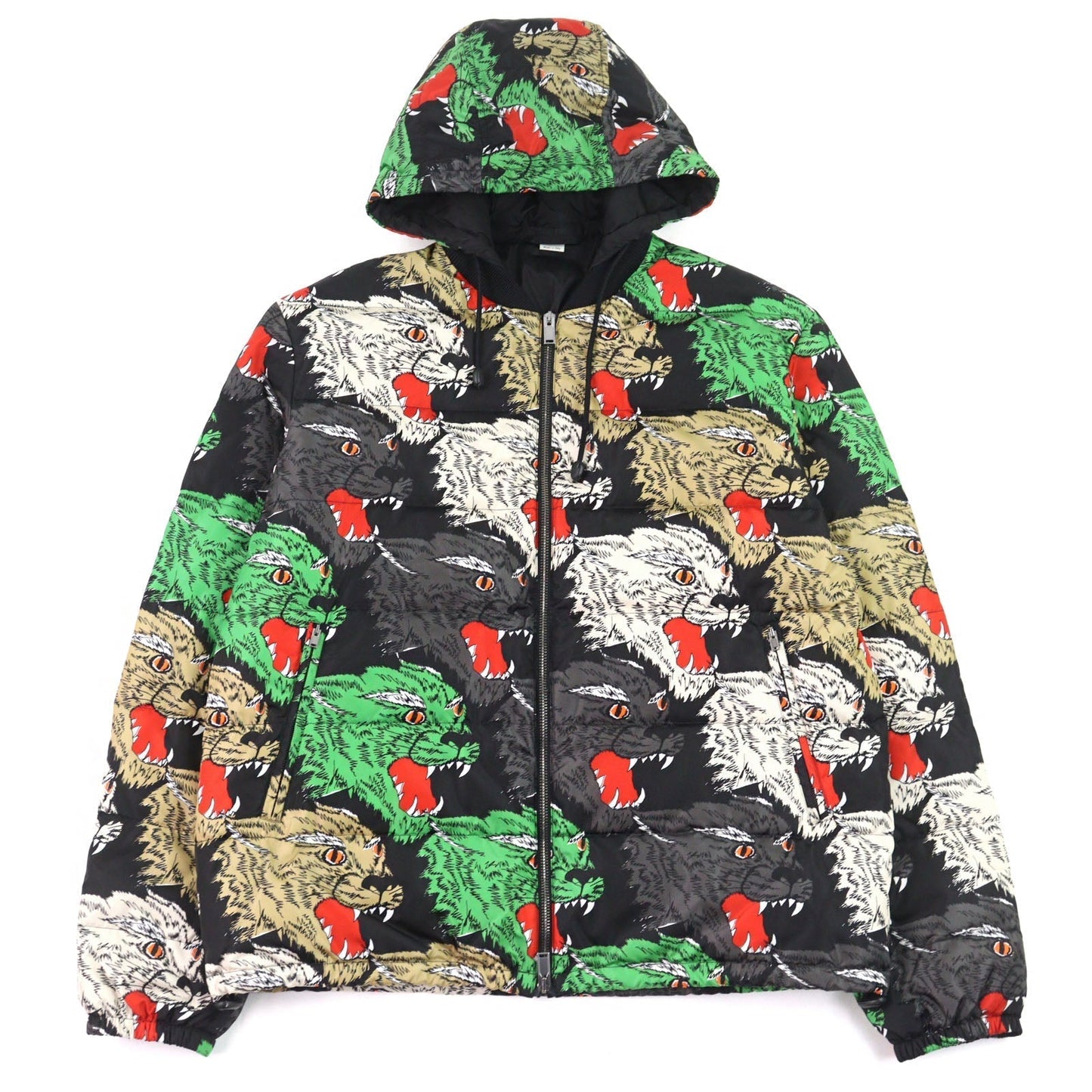 Gucci Panther Down Jacket Nylon Down Jacket